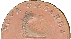 Nova Ceasarea - New Jersey 1786 copper coin