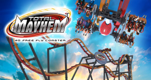 Total Mayhem: 40 Free Fly Coaster - Six Flags Great Adventure